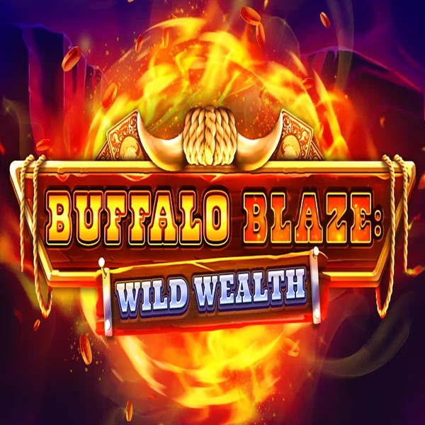 Buffalo Blaze Wild Wealth logo by OctoPlay at Rollxo Casino