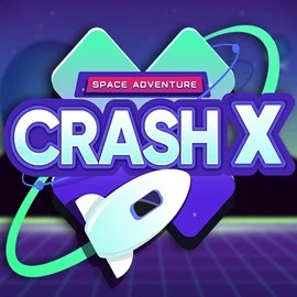 Logo of Crash X from Turbo Games at Rollxo Casino