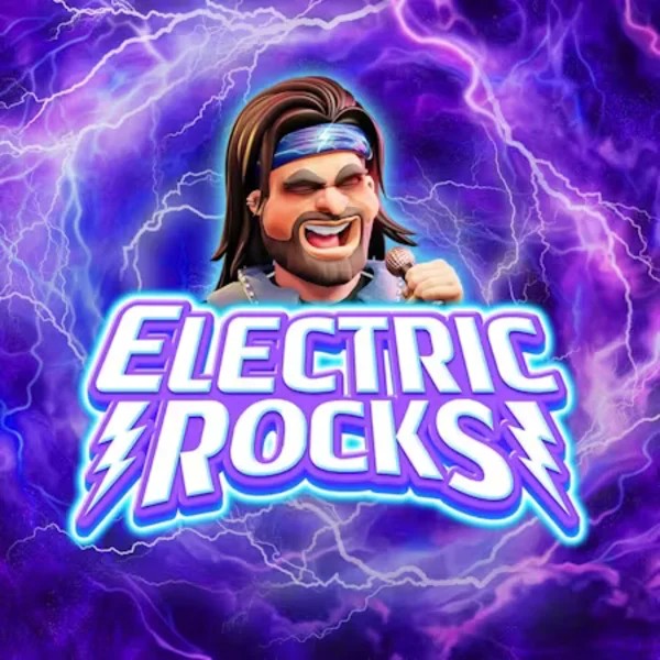Electric Rocks slot icon by Inspired Gaming, available at Rollxo Casino