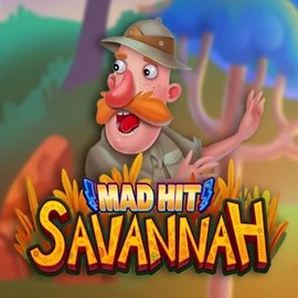 Mad Hit Savannah slot logo by RubyPlay at Rollxo CasinoMad Hit Savannah