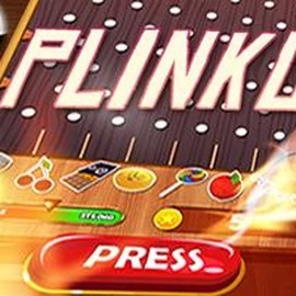 Plinko logo by BGAMING at Rollxo CasinoPlinko