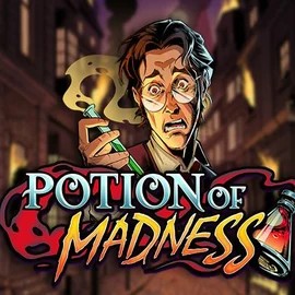 Potion of Madness slot logo by Play'n GO at Rollxo Casino