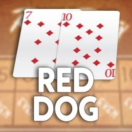 Red Dog slot logo by Rival at Rollxo CasinoRed Dog