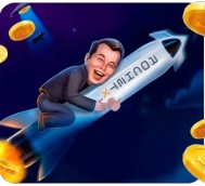 Rocket X slot logo by 1win Games at Rollxo CasinoRocket X