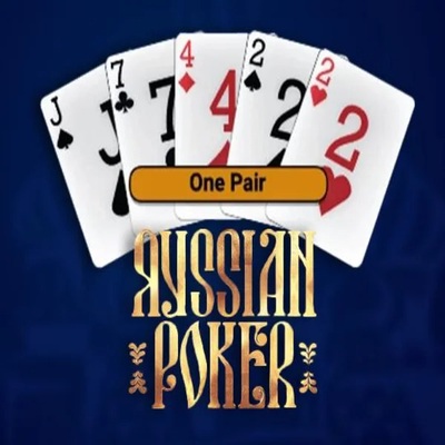 Russian Poker casino game by OneTouch Games – featured logo at Rollxo Casino