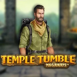 Temple Tumble Megaways slot logo by Relax Gaming at Rollxo CasinoTemple Tumble Megaways